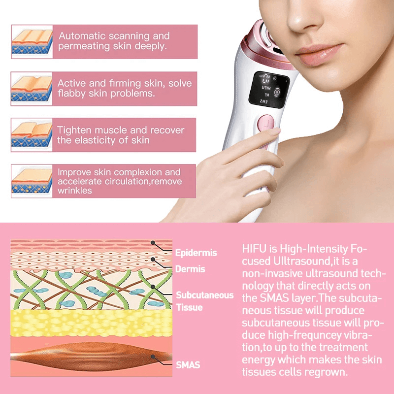 Destàre Skincare™ Mini HiFu EMS Device